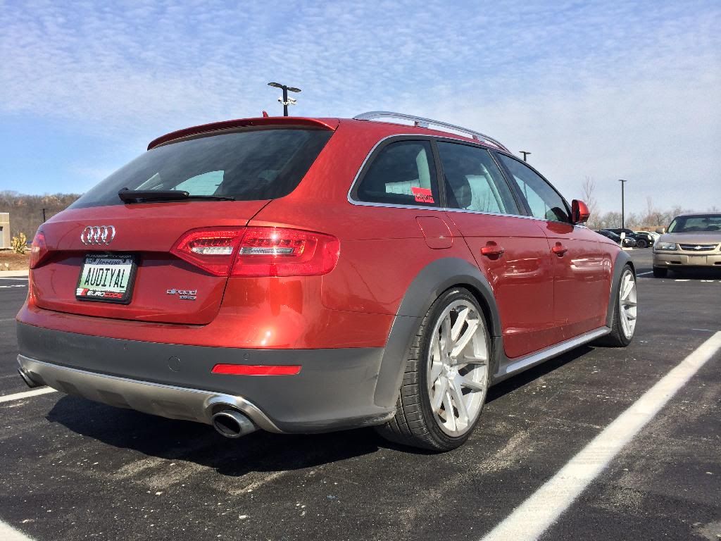 2013 Allroad, coilovers installed